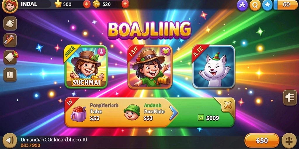 Sistem hadiah yang menarik menambah keseruan bermain.