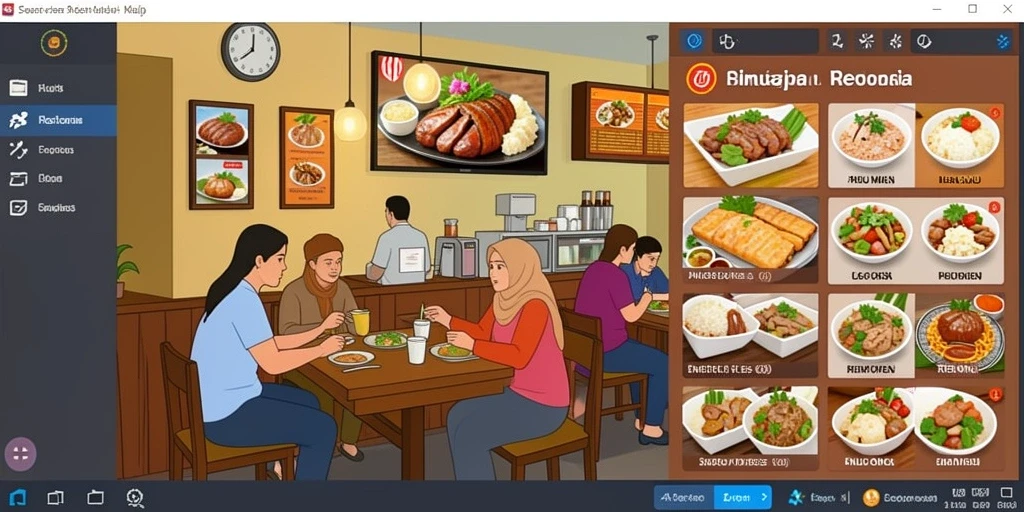 Tangkapan layar menampilkan mode multiplayer dengan pemain lain.