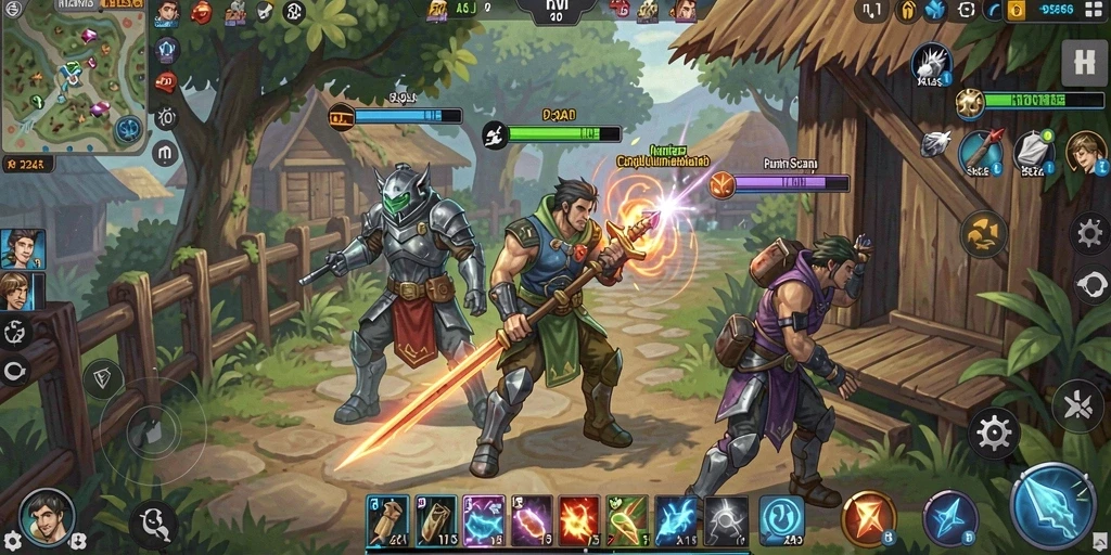 Karakter unik yang bisa dimainkan dalam game.
